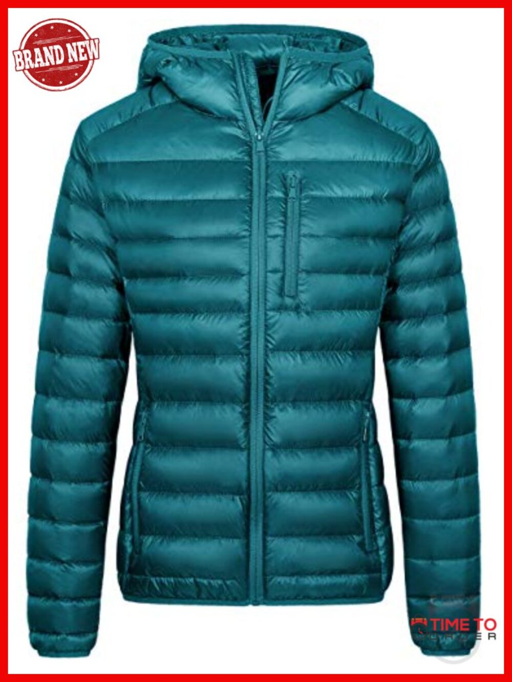 Packable Down Jacket Lightweight Puffer Hooded Winter Coat